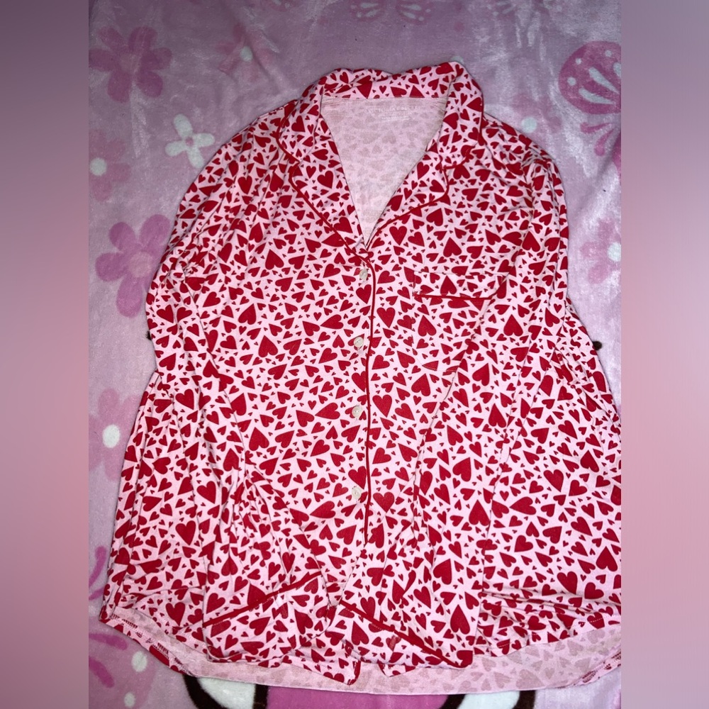 Valentines long sleeping top